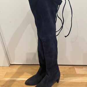 Stuart Weitzman suede over the knee boot